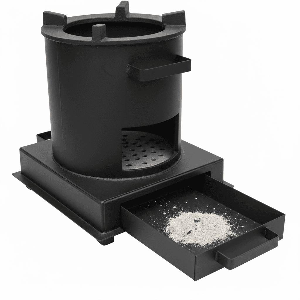 Clean Ash Disposal - Wood Gasifier Stove Process