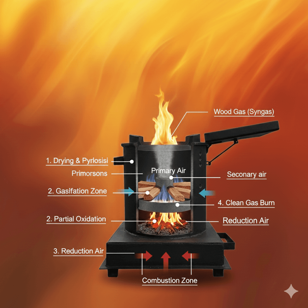 Gasification - Wood Gasifier Stove Process